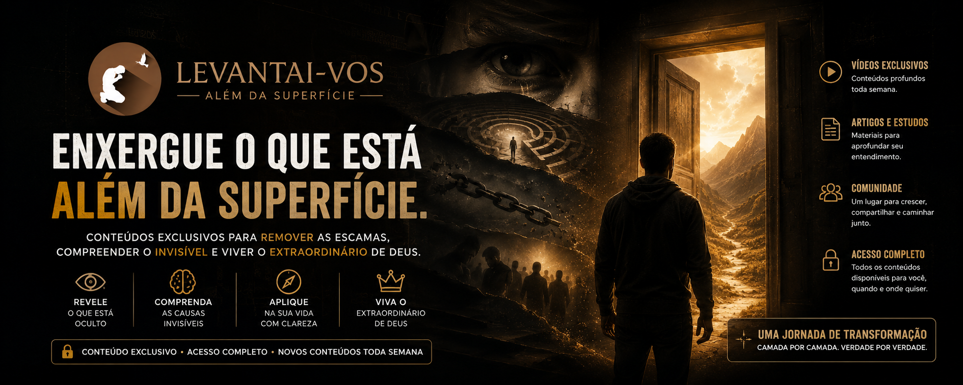 Banner Além da Superfície do Levantai-vos