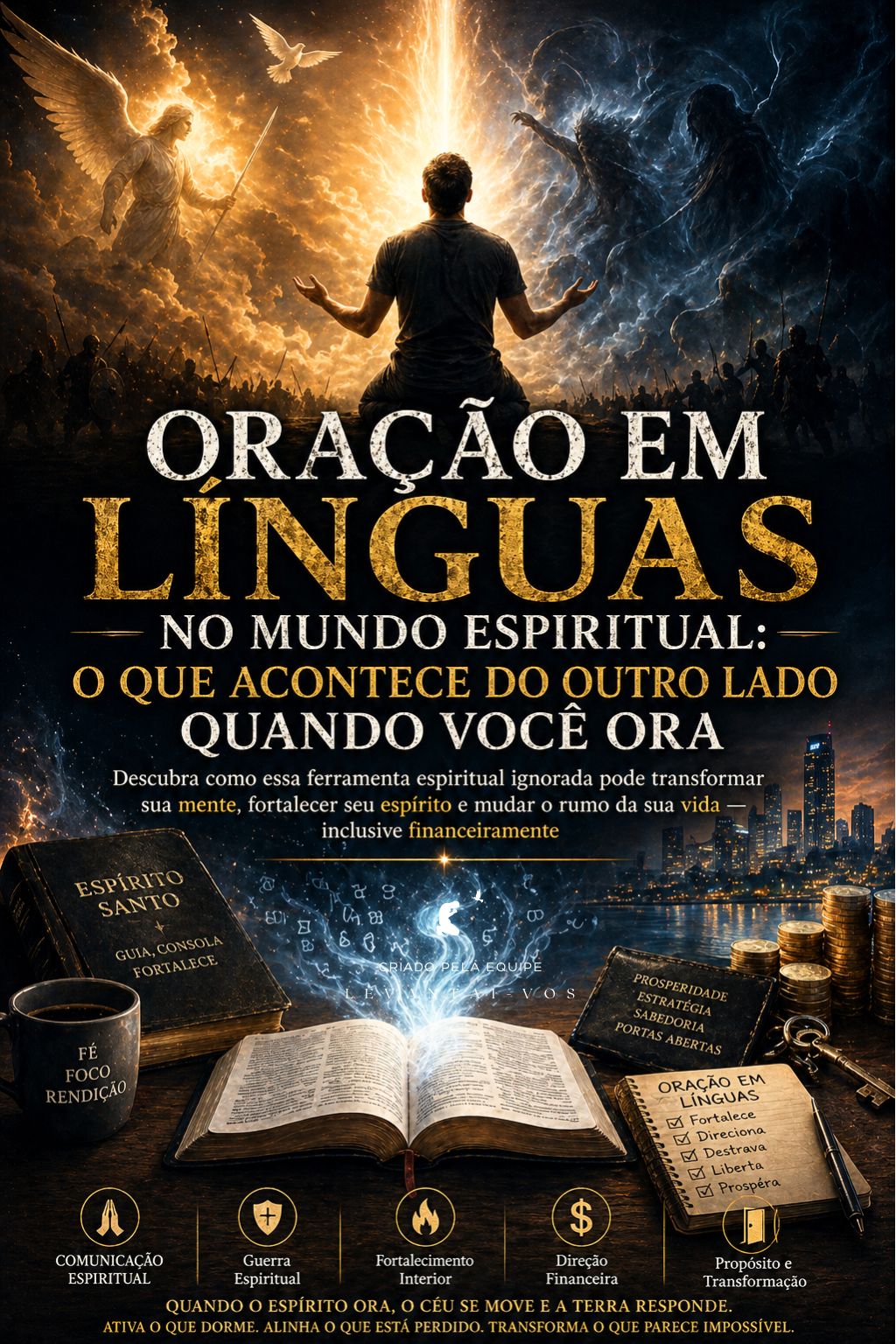 Capa do ebook Oração em Línguas no Mundo Espiritual